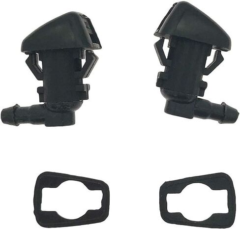 55157319AA Pack of 2 Windshield Washer Sprayer Nozzle Kit for 2008-2012 Liberty 2006-2010 Commander 2007-2011 Dodge Nitro Replace OE 55157319AA 4806312AA in Saudi Arabia
