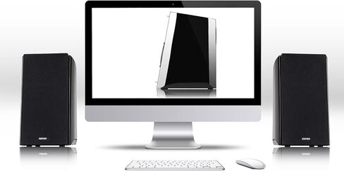 Edifier R2000DB Active Bluetooth Bookshelf Speakers - Optical Input - 2.0 Wireless Near-Field Studio Monitor Speakers - 120 Watts RMS with 5″ Large Woofer – Black in Kuwait