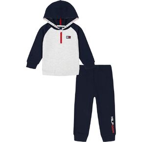 Tommy Hilfiger boys 2pc Half Zip Jog Set