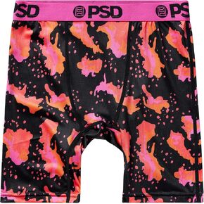 PSD Youth Boy's Camo Print Boxer Briefs - Breathable and Supportive Kids Underwear with Moisture-Wicking Fabric