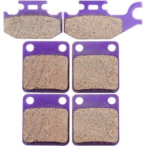 ECCPP Brake Pads Fits for Yamaha Kodiak 400 450 2000-2005 Grizzly 400 450 2007-2010 Wolverine 450 Big Bear 400 YFM400 YFM450, FA54 FA307 Front and Rear Brake Pads