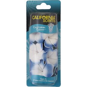 California Scents Scented Necklace, The Perfect Lei for Your Car - Hanging Flower Air Freshener (1 Pack, California Clean) in Saudi Arabia