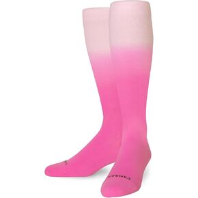 Comrad Nylon Knee High Socks - 20-30mmHg Firm Compression Socks, (Large, Black) - Soft & Breathable Support Socks for Men, Pregnant Women, Nurses, Workout, Home, Work & Travel
