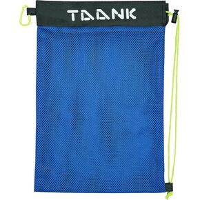 TAANK 2 Pcs Mesh Sports Bag with Drawstring Closure,18x12inch Mesh Bag for Pickleballs&Softballs&Tennis&BaseBalls&Golf Balls.Mesh Laundry bags&Beach bag