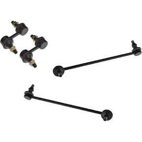 TRQ Front & Rear Sway Bar Stabilizer Link Set Compatible with 2001-2005 Chrysler Sebring Dodge Stratus 2000-2005 Mitsubishi Eclipse 1999-2003 Galant