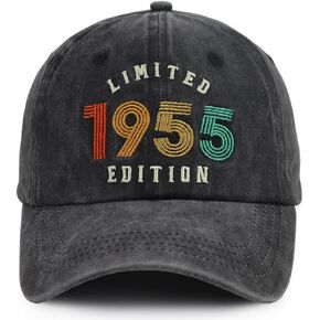 KKMKSHHG Limited 1975 1965 1955 Edition Baseball Cap for Men Women, 50th 60th 70th Birthday Party Hat