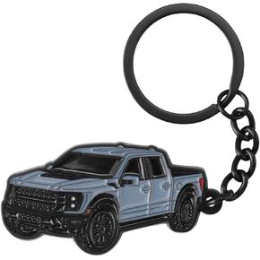 For F150 Keychain, Car Keychain Pickup Truck Metal Key Chain compatible with F150 F-150 Accessories 2022 2023 2024 Key Fob Cover