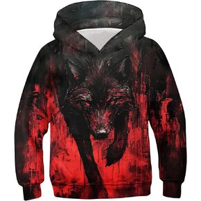 Ahegao Kid Hoodies Boys Sweatshirts for Girls 3D Prints Pullover 6-16 Years