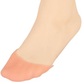 GEOOT 1Pair Silicone Gel Toe Caps Soft Ballet Pointe Dance Athlete Shoe Pads for Girls Women