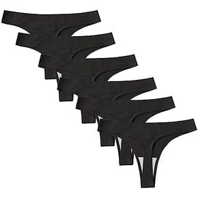 Seamless Thongs for Women Brethable Mesh Tanga Panties No Show Low Rise Thong Ladies Underwear Bottom