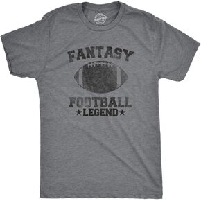 Mens Fantasy Football Legend Funny T Shirt Season Novelty Graphic Dad Gameday