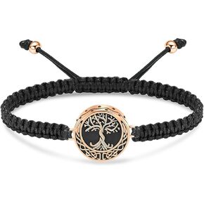 Urn Bracelet for Ashes Tree of Life Cremation Jewelry Adjustable Keepsake Bracelet Memorial Jewelry tainless Steel Ashes Pendant for Women Men