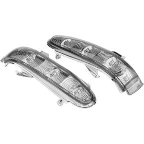 Mirror Turn ,Yctze 1 Pair Rearview Mirror Indicator Turn Light Replacement for Mercedes W220 S-Class W215 CL-Class for w220 lens 2000 mercedes s430 side mirror turn singal light