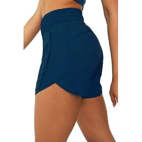 Tough Mode Shorts for Women, Women's Athletic Shorts, High Waisted Running Shorts Pockets Sporty Shorts Gym Elastic Workout
