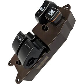 مفتاح النافذة الرئيسي من SWITCHDOCTOR لسيارة Toyota Tundra 2000-2006، 2001-2011 Tacoma، 1998-2000 Sienna و2000-2003 Solara (كابينة واحدة، كابينة عادية، 84820-10100A)