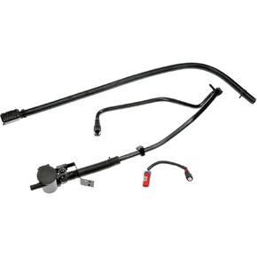 APDTY 022340 Fuel Tank Vapor Emission Charcoal Canister Vent Solenoid Filter Relocation Kit (Prevents Filter Clogging & Allows Fuel To Flow Through The Filler Neck & Into The Fuel Tank At Fill Up)