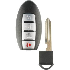 2x Keyless Option Remote Smart 4btn Key Fob For Nissan (CWTWB1U787)