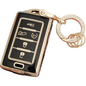 for Key Fob Shell Keyless Remote Smart Key Fit for 2022 Grand Cherokee L Grand Wagoneer Wagoneer Grand Cherokee L