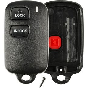 Remote Key Fob Shell Case Replacement for Toyota Tundra Tacoma 2btn (ELVATDD)