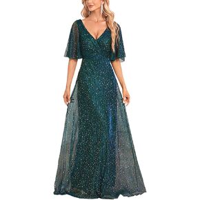 Sexy Prom Dresses for Women Long 2023 Sequins Split Mermaid Maxi Formal Evening Party Gown