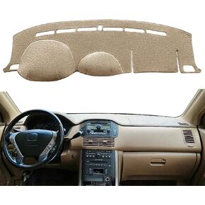 Dash Cover Mat Custom Fit for Honda Pilot 2003-2008, Dashboard Cover Cap Pad Carpet Protector F204 (Beige)