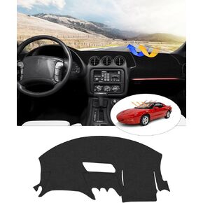 Cartist Dash Cover Compatible with Pontiac Firebird 1993 1994 1995 1996 Accessories Dashboard Cover Mat Non-Slip Carpet Sunshield Glare UV Rays Protector