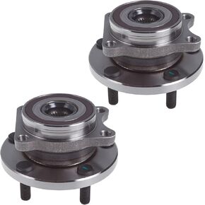 513302 x2 Front Wheel Hub and Bearing Assembly Compatible With 2019-2022 Su-baru Ascent Forester, 2015-2022 Legacy Outback [5 Lug, 28373-FE000 BR930769 WE60479 28373-VA010]