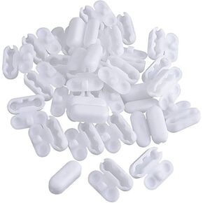 30Pcs White Ball Chain Connectors for Hunter Douglas Blinds Parts，Ball and Bead Chains Blinds and Shades Window Treatments