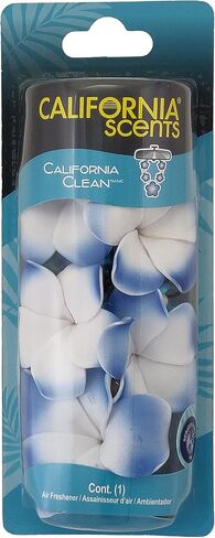 California Scents Scented Necklace, The Perfect Lei for Your Car - Hanging Flower Air Freshener (1 Pack, California Clean) in Saudi Arabia