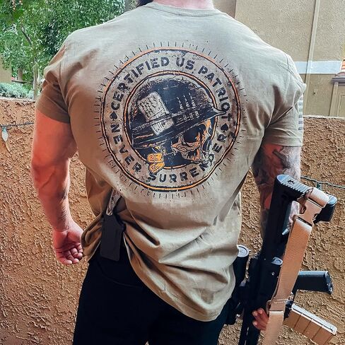 Grunt Style Patriot Seal Men's T-Shirt in Saudi Arabia