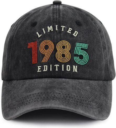 KKMKSHHG 30th 40th 80th Birthday Hat for Men Women, Adjustable Cotton Limited 1995 1985 1945 Edition Baseball Cap in Kuwait