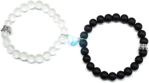 Matching Bracelets for Couples Best Friends Bff, Matching Spider Kitty Bracelet Halloween Christmas Birthday Jewelry Gifts for Women Teen Girls Bestie Gf Bf（luminous） in Kuwait