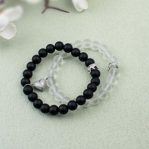 Matching Bracelets for Couples Best Friends Bff, Matching Spider Kitty Bracelet Halloween Christmas Birthday Jewelry Gifts for Women Teen Girls Bestie Gf Bf（luminous） in Kuwait