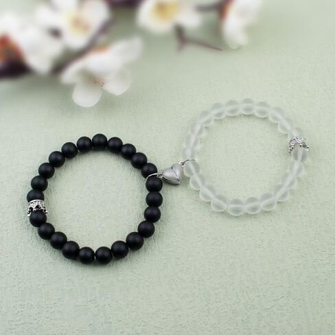 Matching Bracelets for Couples Best Friends Bff, Matching Spider Kitty Bracelet Halloween Christmas Birthday Jewelry Gifts for Women Teen Girls Bestie Gf Bf（luminous） in Kuwait