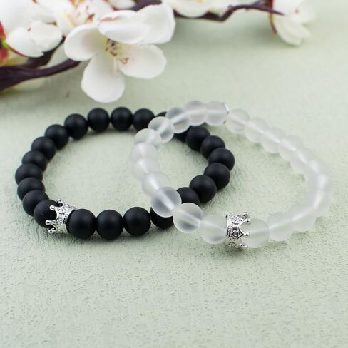 Matching Bracelets for Couples Best Friends Bff, Matching Spider Kitty Bracelet Halloween Christmas Birthday Jewelry Gifts for Women Teen Girls Bestie Gf Bf（luminous） in Kuwait