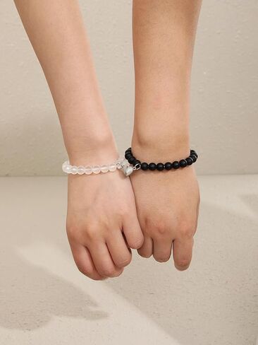 Matching Bracelets for Couples Best Friends Bff, Matching Spider Kitty Bracelet Halloween Christmas Birthday Jewelry Gifts for Women Teen Girls Bestie Gf Bf（luminous） in Kuwait