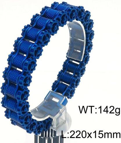 Men's Fashion Personalized Bracelet Titanium Alloy Bangle Cuban Link Curb Chain Bicycle Motorcycle Chain Stainless steel Polished Hip Hop Jewelry Cool Bracelet for Men in Saudi Arabia