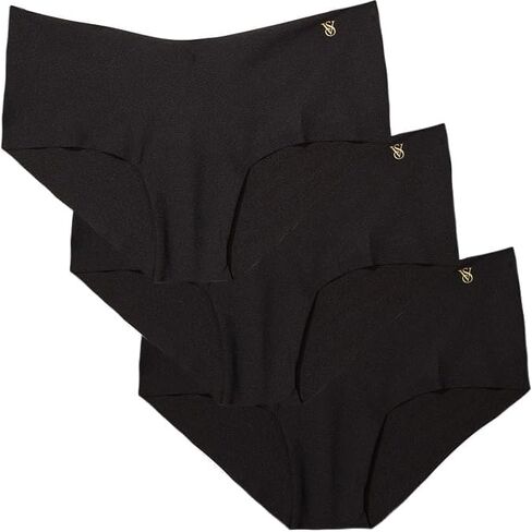 فيكتوريا سيكريت 3 سراويل نسائية سوداء بدون عرض Hiphugger مقاس صغير in Kuwait