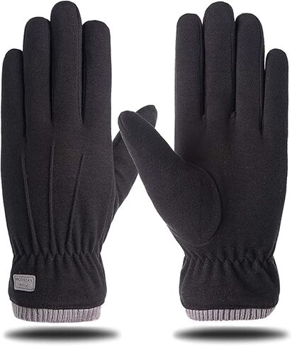 Winter Gloves Men Women, Driving Gloves Thermal Warm Gloves, Touchscreen Outdoor Gloves for Cold Weather in Kuwait