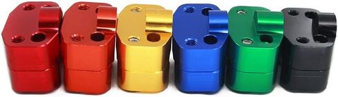 HandleBar Fat Handle Bar Risers CNC Aluminum Mount Clamp Adapter Exchange 7/8" - 1 1/8" For CRF YZF KXF KLX RMZ DRZ KX RM YZ SX EXC XC 65 85 125 250 Dirt Bike Gold in Saudi Arabia