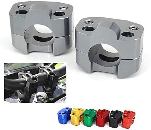HandleBar Fat Handle Bar Risers CNC Aluminum Mount Clamp Adapter Exchange 7/8" - 1 1/8" For CRF YZF KXF KLX RMZ DRZ KX RM YZ SX EXC XC 65 85 125 250 Dirt Bike Gold in Saudi Arabia