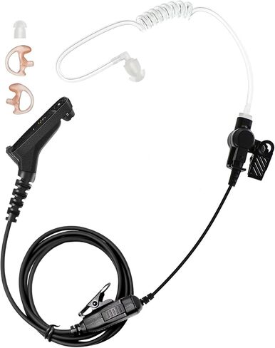 HAOSHENGDA Motorola XPR 3500e Earpiece with Mic Compatible with Motorola Radios XPR 3300, XPR 3500, XPR3300e, XPR3500e, XPR 3000e Acoustic Tube Headset with PTT Mic in Saudi Arabia