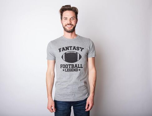 Mens Fantasy Football Legend Funny T Shirt Season Novelty Graphic Dad Gameday in Kuwait