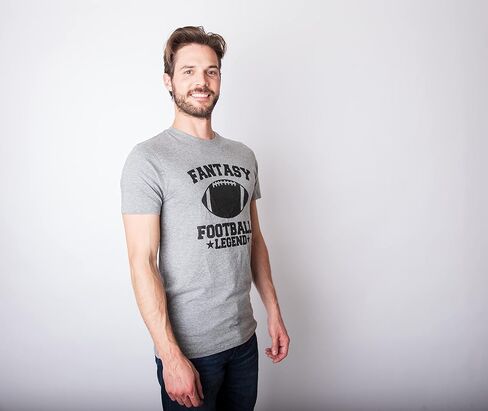 Mens Fantasy Football Legend Funny T Shirt Season Novelty Graphic Dad Gameday in Kuwait