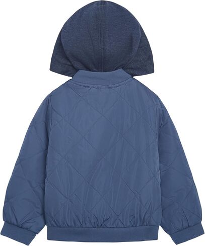 Carter's Boys' Midweight Quilted Bomber Jacket with Sweatshirt-Style Hood in Saudi Arabia
