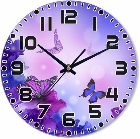 ساعة حائط البيسبول 10 بوصة مستديرة بيضاء رياضية كرة صامتة غير موقوتة ساعات حائط خشبية تعمل بالبطارية سهلة القراءة ساعة حائط مزخرفة لغرفة النوم والمطبخ وغرفة المعيشة والحمام in Kuwait