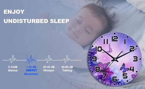 ساعة حائط البيسبول 10 بوصة مستديرة بيضاء رياضية كرة صامتة غير موقوتة ساعات حائط خشبية تعمل بالبطارية سهلة القراءة ساعة حائط مزخرفة لغرفة النوم والمطبخ وغرفة المعيشة والحمام in Kuwait