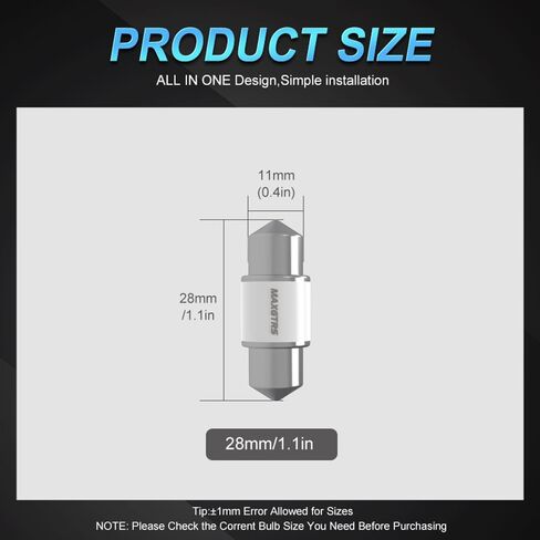 MAXGTRS 2X28 مللي متر C5W C10W 5730 السيراميك LED سيارة اكليل قبة الداخلية القراءة ضوء خريطة المصباح الكهربي DC12V/24 فولت Canbus خطأ مجاني in Saudi Arabia