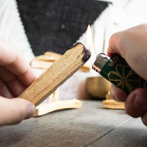 A-Grade Premium Palo Santo Sticks from Peru - Palo Santo Incense - Palo Santo HolyWood Smudge Sticks for Cleansing, Smudging, Meditation and Purification (Palo Santo-8-pack) in Saudi Arabia