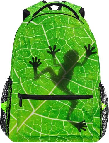 Backpack Animal Puppy Dog Paw Print Adults School Bag Casual College Bag Travel Zipper Bookbag Hiking Shoulder Daypack for Women Men in Kuwait